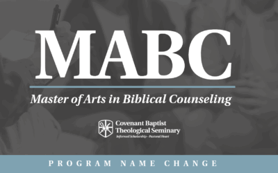 Introducing the Master of Arts in Biblical Counseling