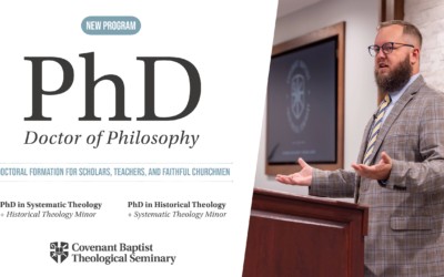 CBTSeminary announces new PhD program